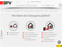 Tablet Screenshot of bpv-shop.com